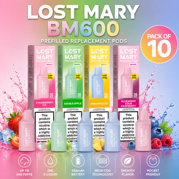 Lost Mary 600 Guide: How It Works, Puff Count, Flavours & Usage