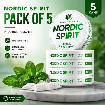 Nordic spirit nicotine pouches pack of 5