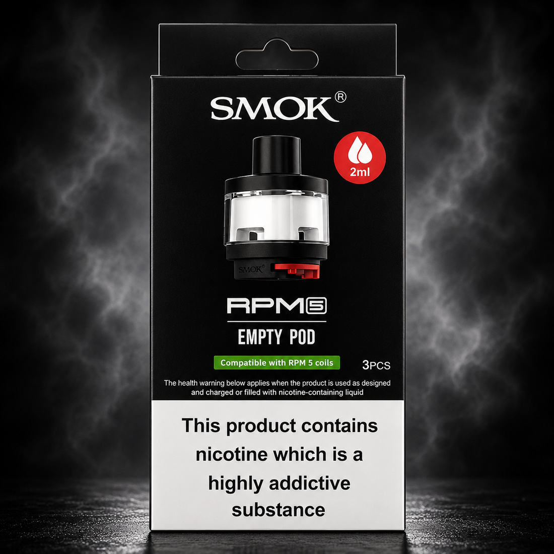 Smok RPM 5 and 5 pro Replacement Pods 2ml - 3pack
