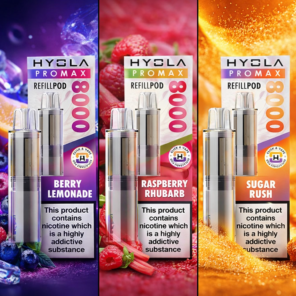 Hyola Pro Max 8k Prefilled Replacement Pods -Pack of 5