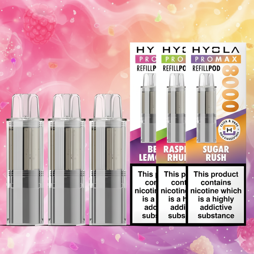 Hyola Pro Max 8k Prefilled Replacement Pods -SINGLE