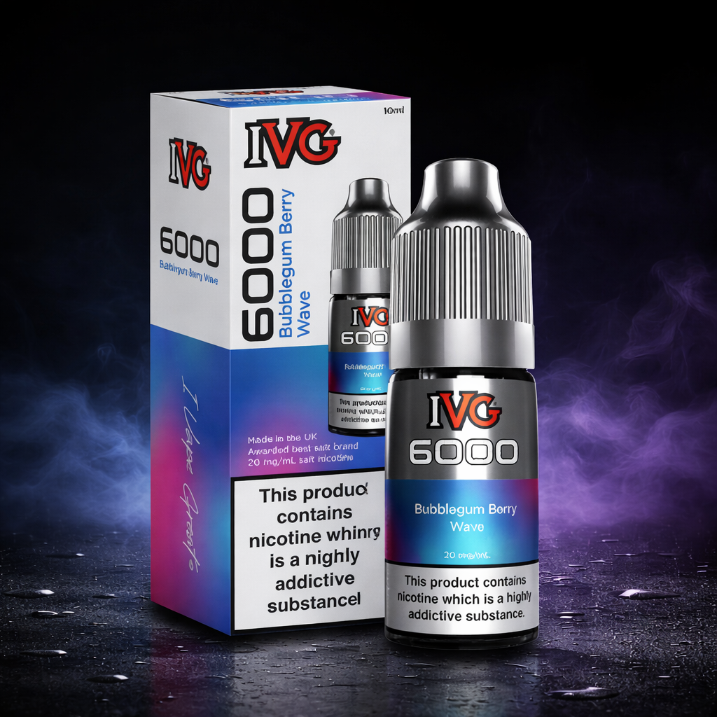 Ivg 6000 Nic Salt 10ml -E-Liquid- Pack of 10