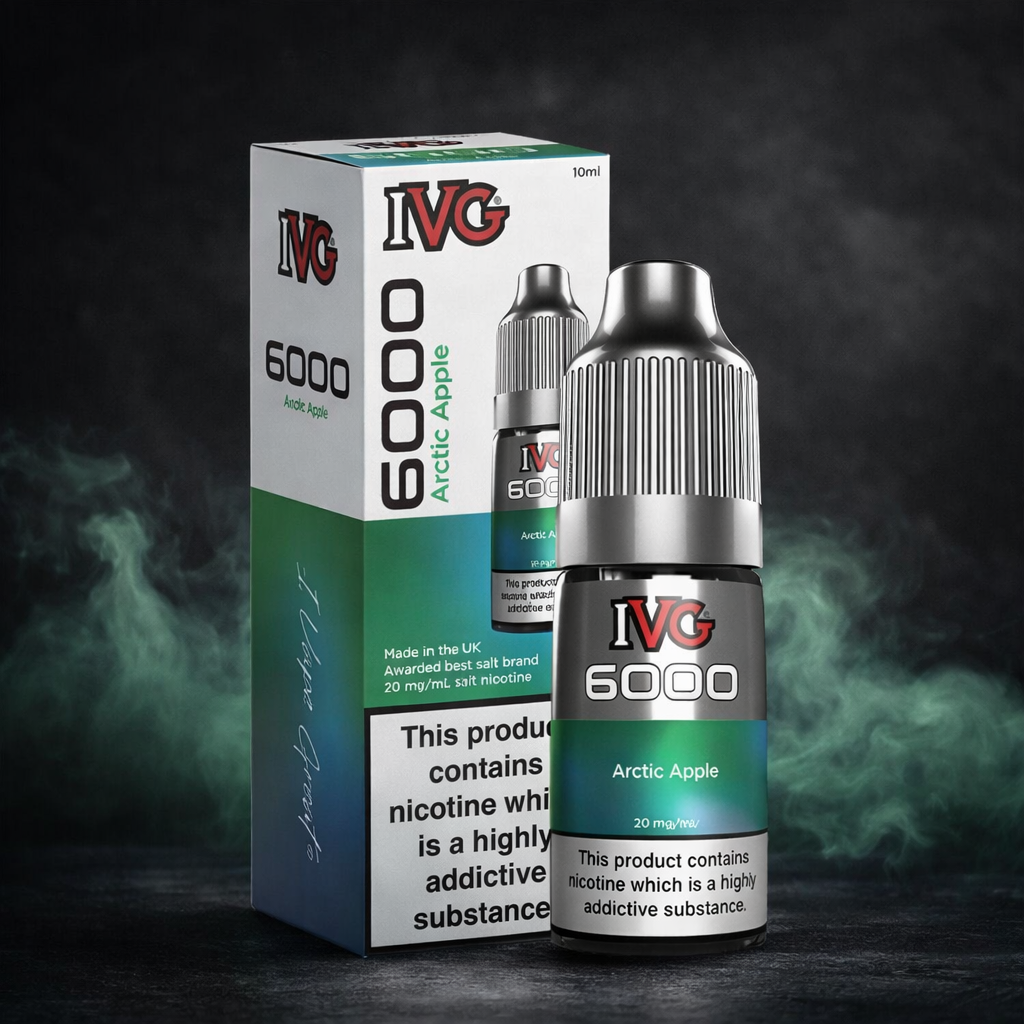 Ivg 6000 Nic Salt 10ml -E-Liquid- Pack of 10