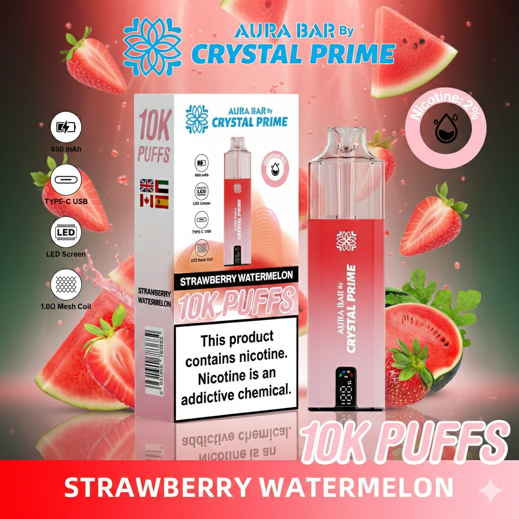 Crystal Prime 10k Prefilled Vape Kit-Pack of 5