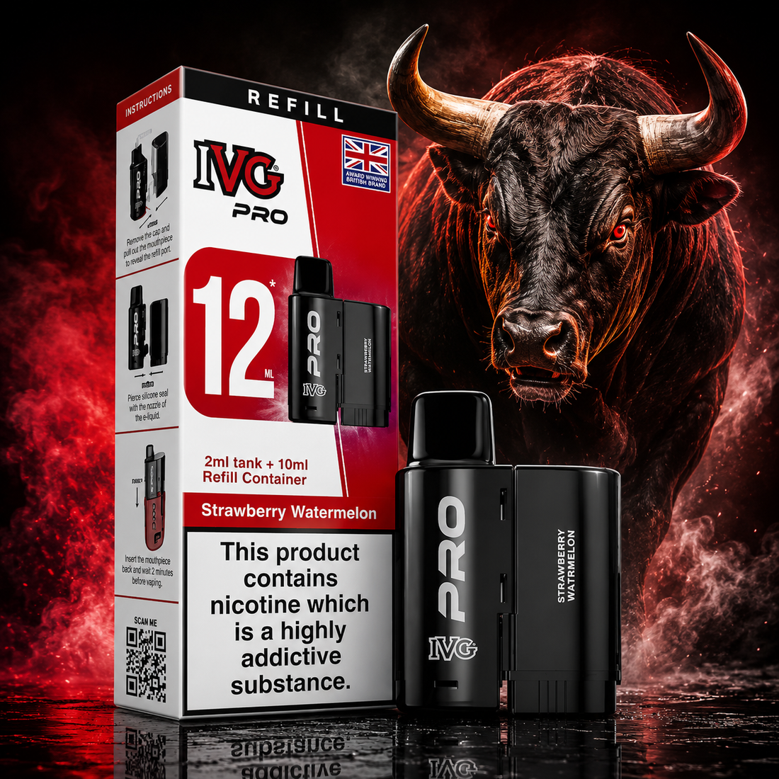IVG Pro 12 Prefilled replacement Pods Box of 5