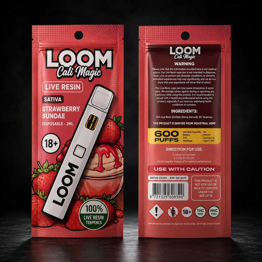 Loom 2ml Superior Blend 99% Vape | €48.50 | Cheapest Price Ireland | HighRockVapes.ie