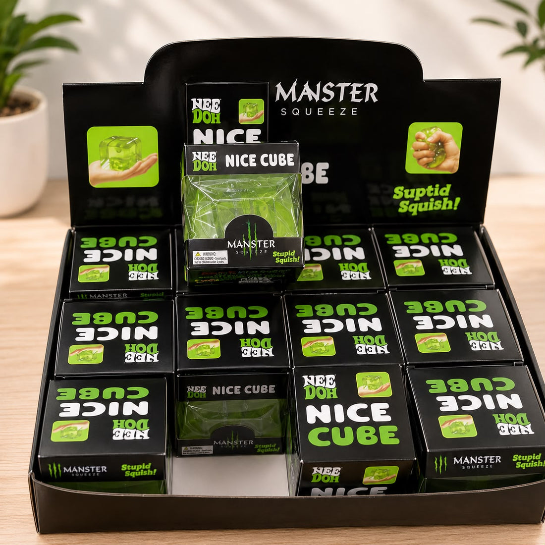 Needoh Nice Cube Monster Edition Squishy Stress Toy – Best Price in Ireland | HighRockVapes.ie