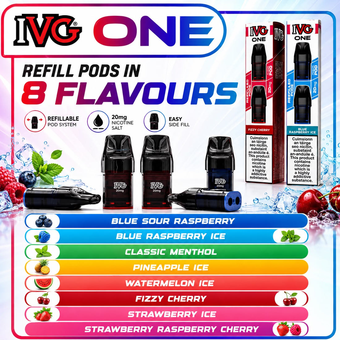 IVG ONE 600 Prefilled Pods - Pack of 2